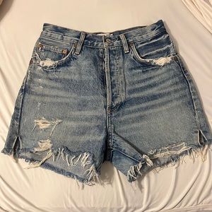 Agolde high waisted shorts